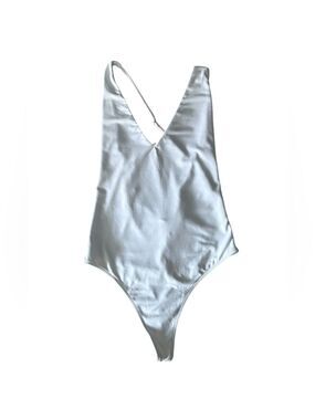 Babaton White Bodysuit Size Small